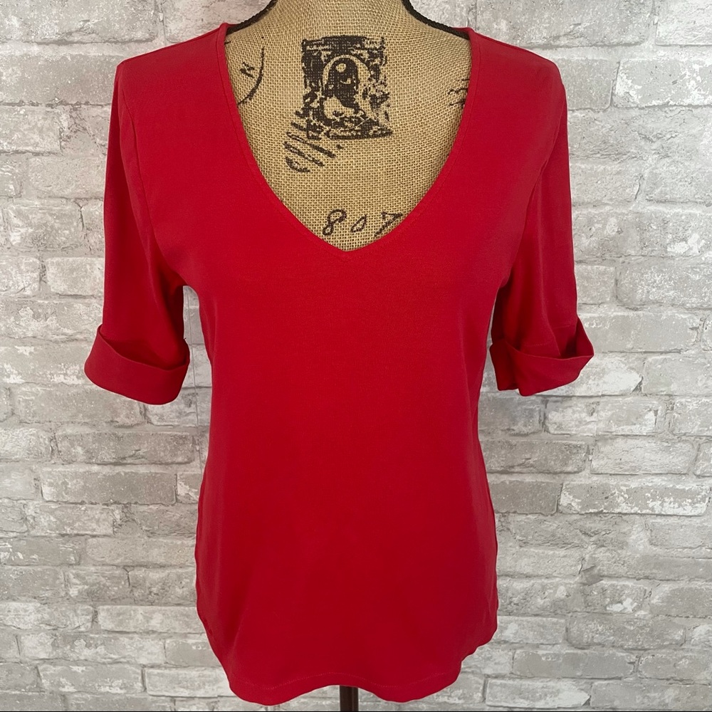 Lauren Ralph Lauren Red Tee